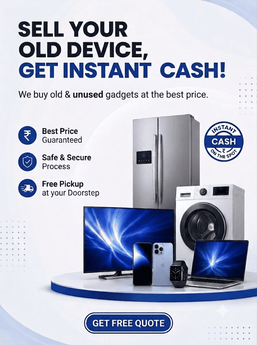 Sell your old device, get instant cash